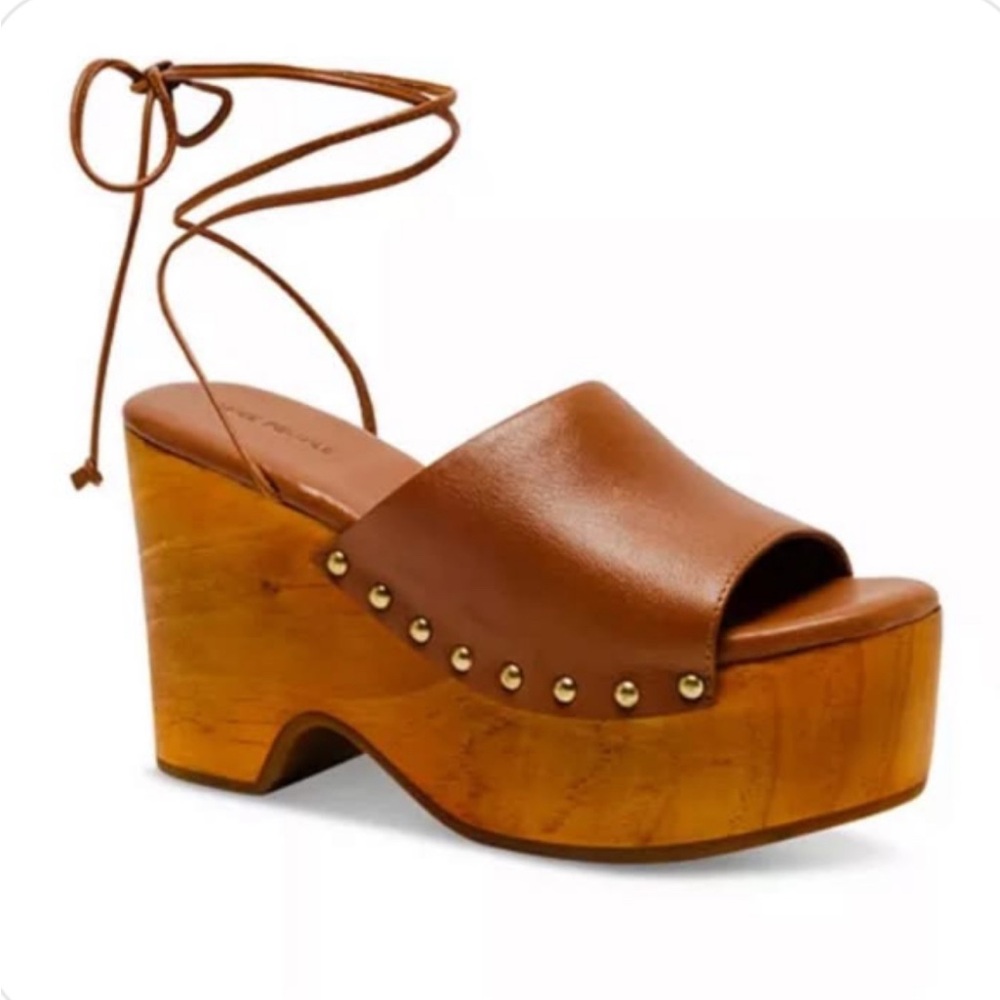 Free People Front Row Wrap Clog